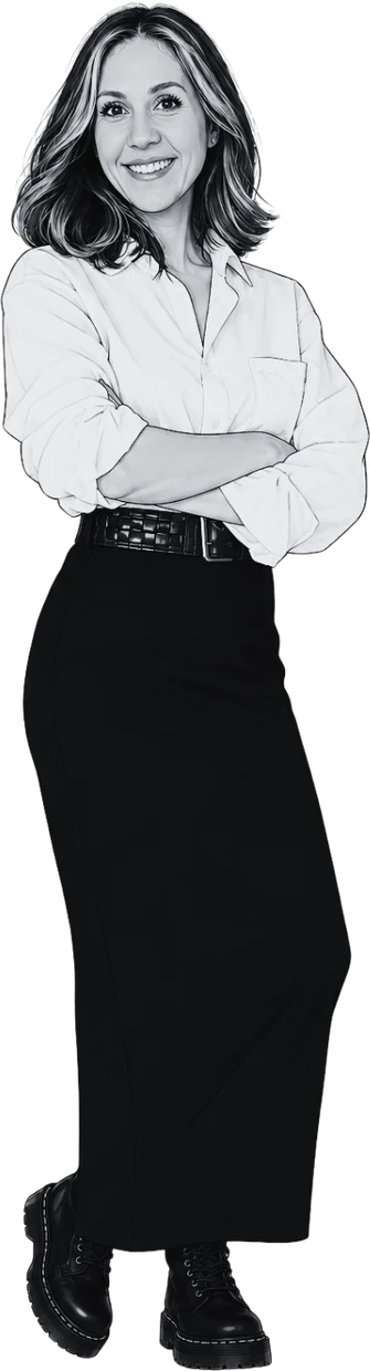 Julie Arrouet, bras croisés